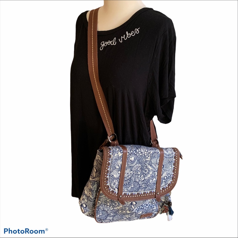 Sakroots Olympic convertible backpack crossbody